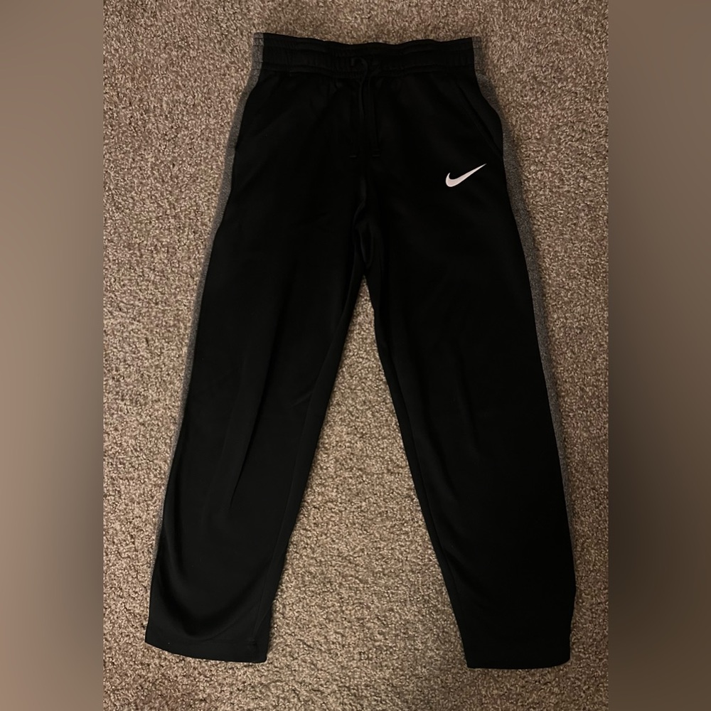 Nike girls large black with gray sweatpants